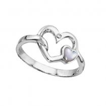 Silver Diamond Ring /SRG3004