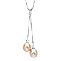 Freshwater Pearl Necklace in Sterling Silver /1740NA02P