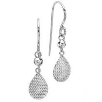 Silver Diamond Earrings / SER2043