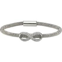 Silver Infinity Bracelet White/FB1079