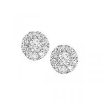 1/4 ctw Diamond Earrings in 14K White Gold / FE1154AW