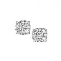 1/2 ctw Diamond Earrings in 14K White Gold /FE1096AW