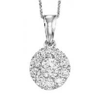 Gold Diamond Pendant 1/2ctw/FP1160AW