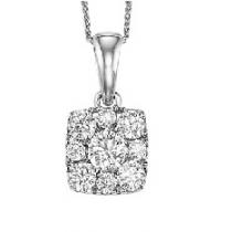Gold Diamond Pendant 1/2ctw/FP1164AW
