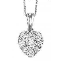 Gold Diamond Pendant 1/2ctw/FP1166AW