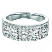 Gold and Diamond Band 1 3/4 ctw : FR1378