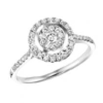  Diamond Ring 1/2  ctw:FR4098