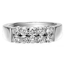 1 ctw Ideal Cut Diamond Ring in 14K White Gold/HDR1426ID