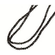 Black Diamond Bead Necklace/NBK10418