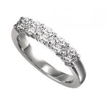 1/3 ctw Five Stone Diamond Ring in 14K White Gold/SS5076W