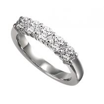 1/2 ctw Five Stone Diamond Ring in 14K White Gold/SS5077W 
