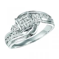 Gold Diamond Engagement Ring 1 ctw / WB5786E
