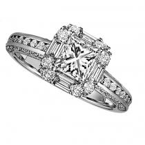 Gold Diamond Engagement Ring 1 ctw / WB5787E